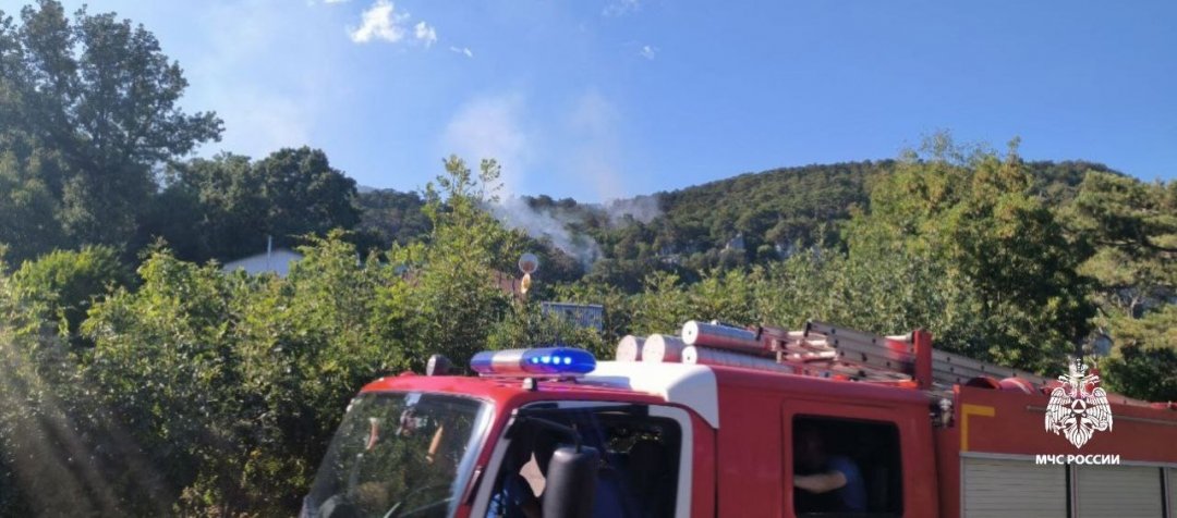 Пожар в горно-лесной зоне ГО Ялта локализован